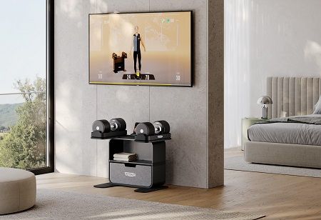 Technogym Connected Dumbbells: 12 Sets of Dumbbells in One Smart Solution